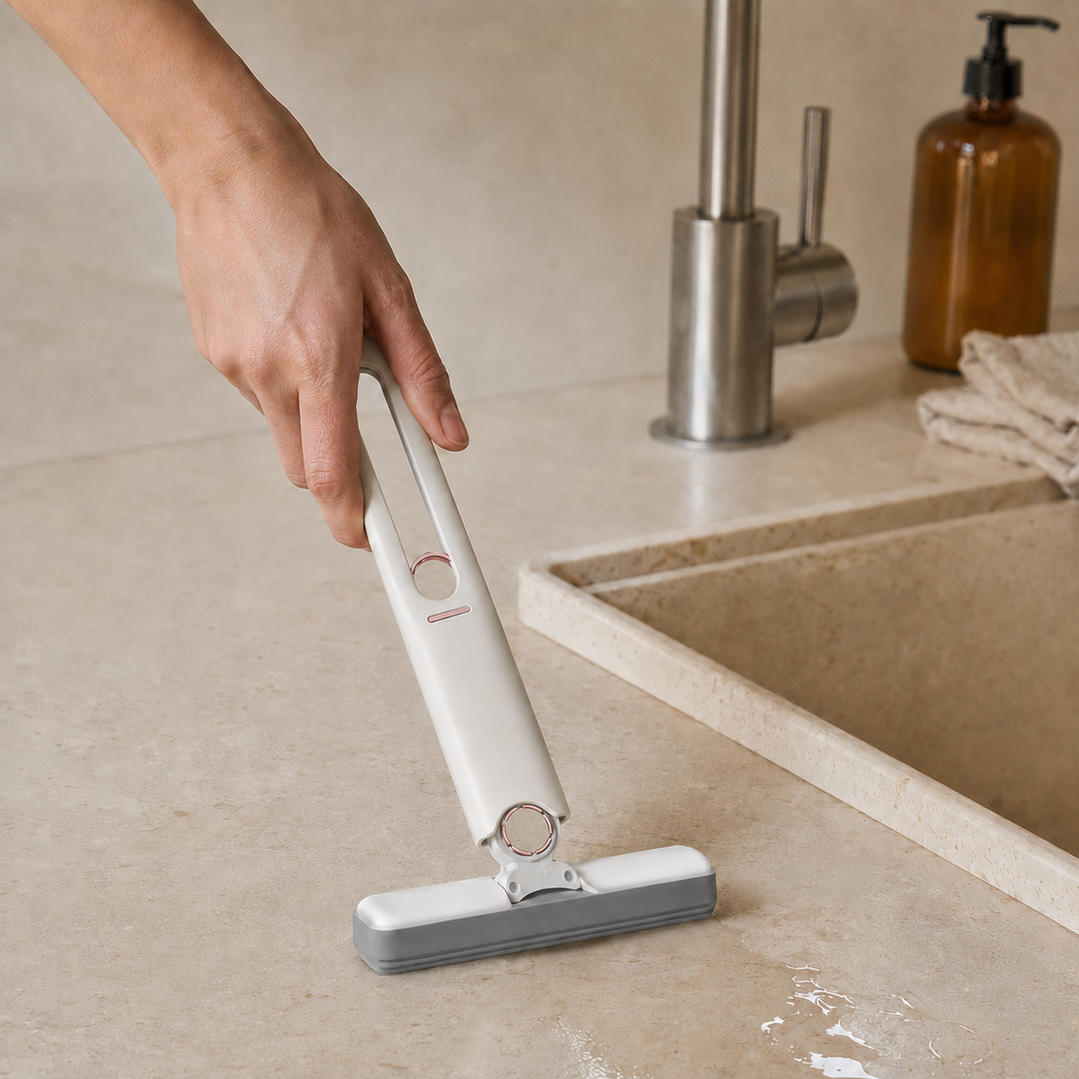Mini Mop Compatto Strizzabile