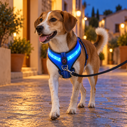 Pettorina Luminosa USB per Cani