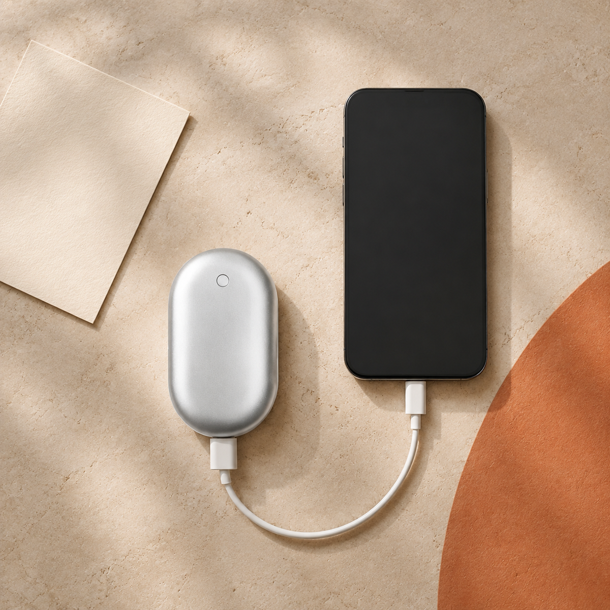 Scaldamani Ricaricabile 2 in 1 con Power Bank