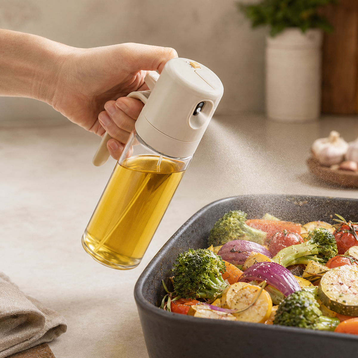 Dispenser Olio 2 in 1