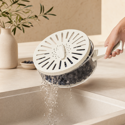 Contenitore 3 in 1 – Lava, Scola e Conserva