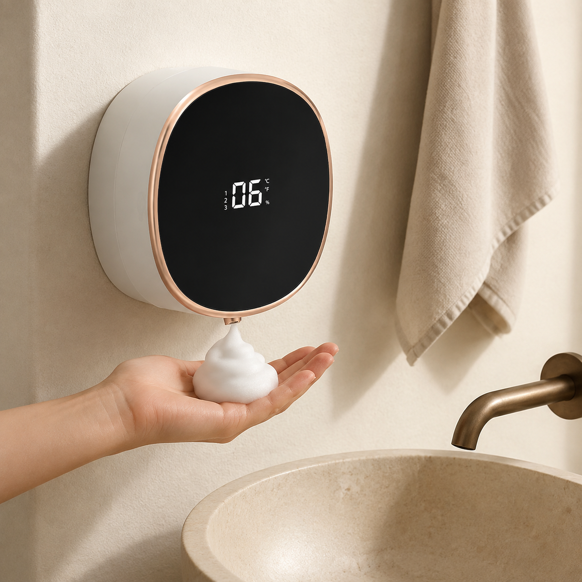 Dispenser Automatico di Sapone in Schiuma