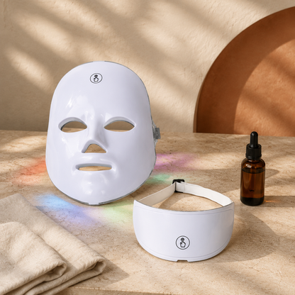 Maschera LED Ricaricabile Viso e Collo